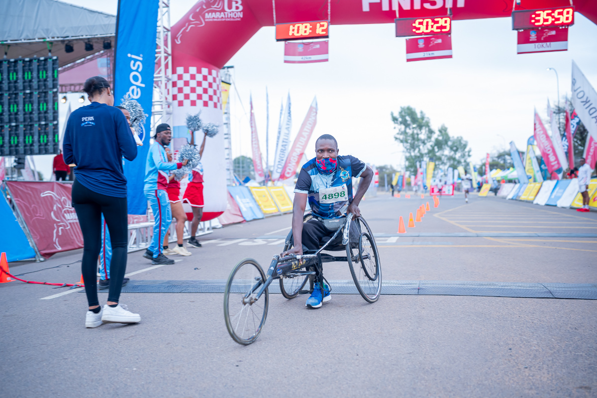 Wheelchair race completed